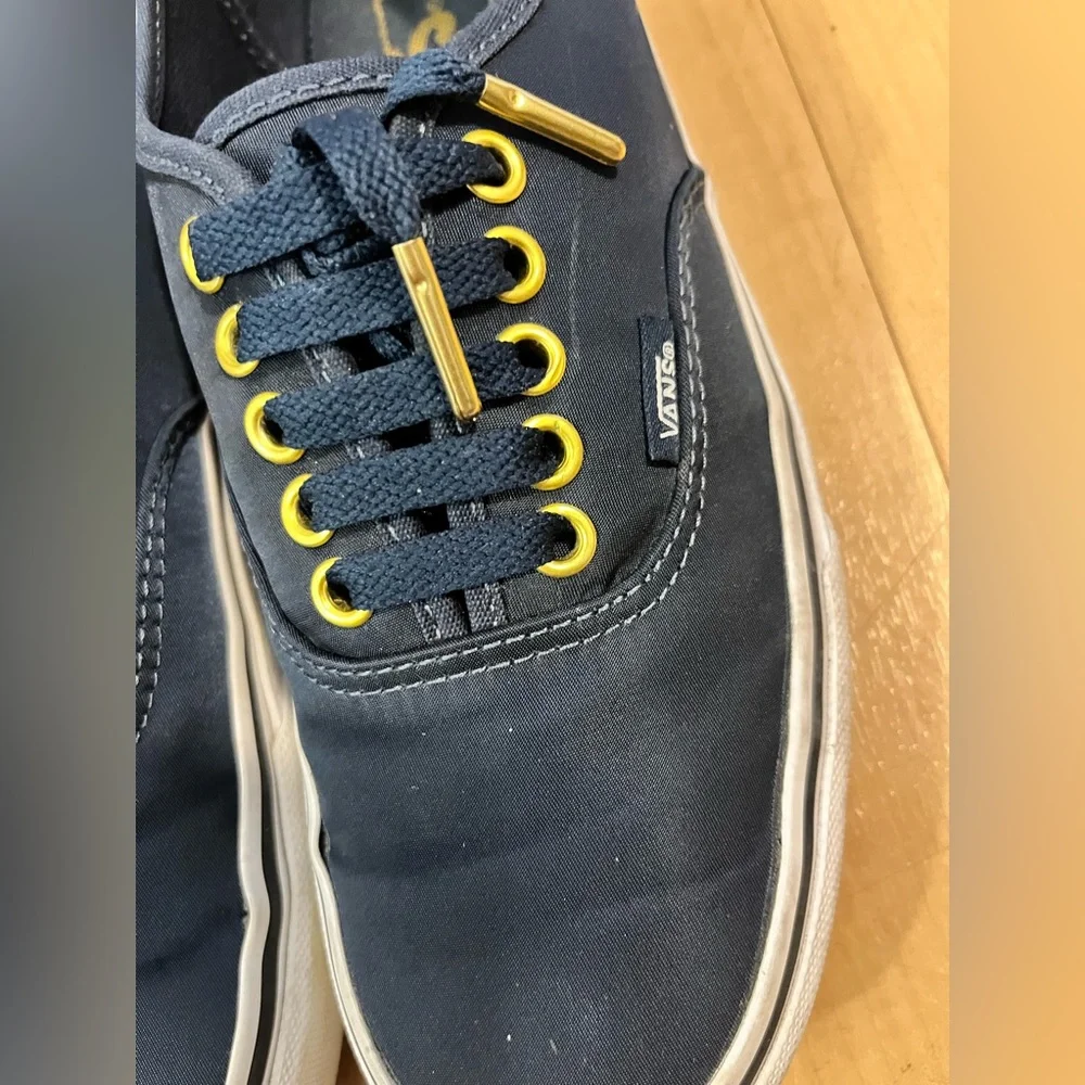 Vans Era SB Skateboarding Navy Skate Shoes Gold Hardware Lace - Picture 6 of 10